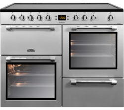 LEISURE Cookmaster CK100C210S Electric Ceramic Range Cooker - Stainless Steel & Chrome